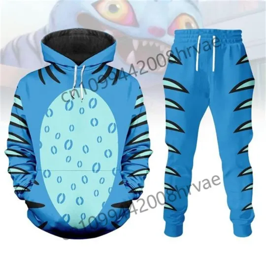Derpy Tiger Hooded Joggers