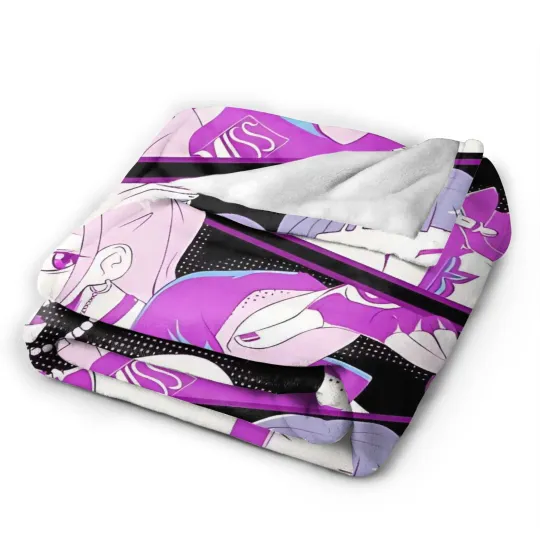 Huntrix Kpop Demon Hunters Fleece Blanket