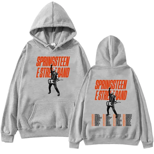 Bruce Springsteen and E Street 2024 Tour Hoodie, Harajuku Hip Hop Pullover Tops Hoodie, P!nk Music Fans Gift