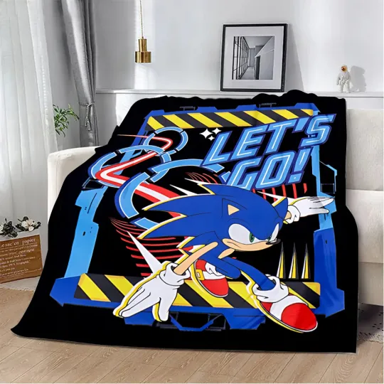 Hot Game The Hedgehogs Printed Blanket Picnic Blankets Warm Blanket