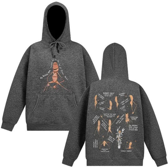 Marcus The Worm  Funny Meme Graphic Hoodie