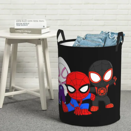 Ghost Spider Foldable Laundry Baskets