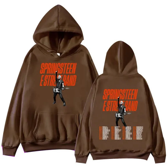 Bruce Springsteen and E Street 2024 Tour Hoodie, Harajuku Hip Hop Pullover Tops Hoodie, P!nk Music Fans Gift