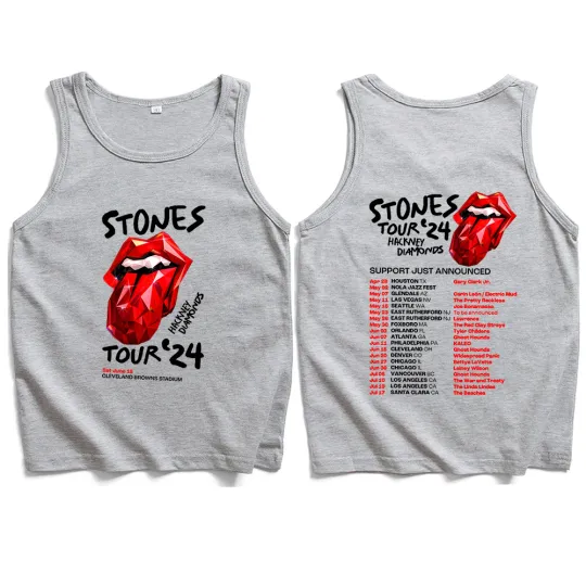 Rolling-Stones World Tour 2024 Tank Tops