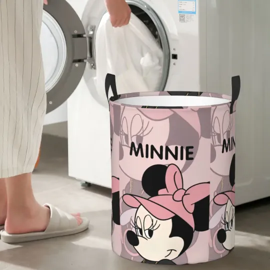 Discover Pink Minnie Mouse Toy Laundry Baskets