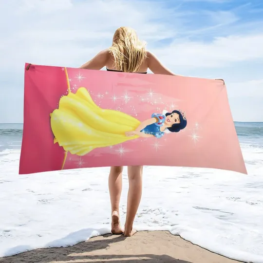 Snow White Beach Towel