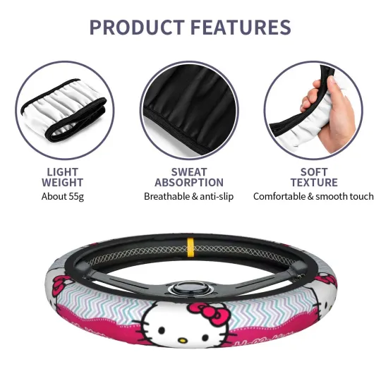 Hello Kitty Car Steering Wheel Cover
