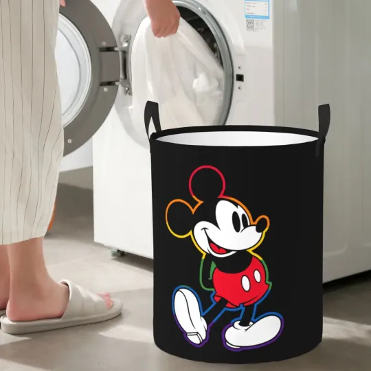 Mickey Rainbow Outline Toy Laundry Baskets