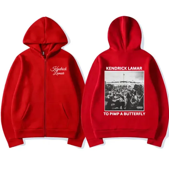 Kendrick Lamar Double Sided Zip Hoodie