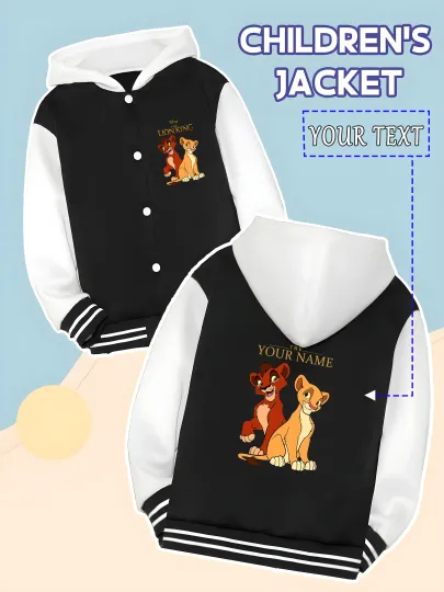 Disney's "The Lion King" inspired baseball jacket