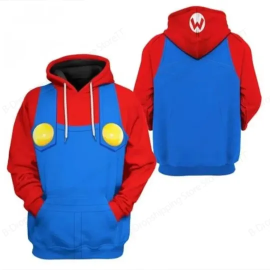 Super Brothers Style Bowser 3D Print Hoodie Men Women Fashion Casual Plus Size Hoodie Sweatshirt Street Tracksuit Men's Clothing