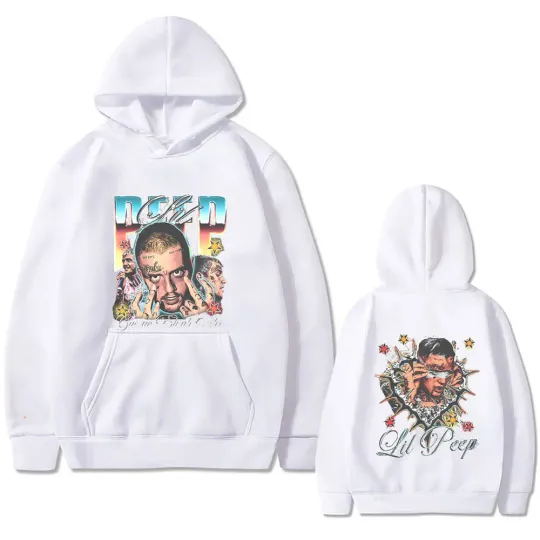 Rapper Lil Peep Cry Baby Double Sided Print Hoodie