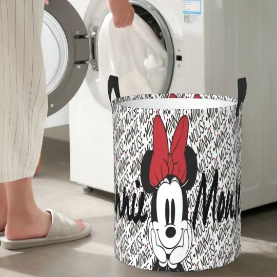 Disney Mickey Mouse Minnie Kids Toys Laundry Baskets