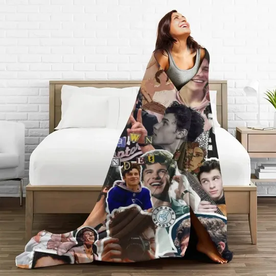 Shawn Mendes Fleece Blanket | Gift For Fan