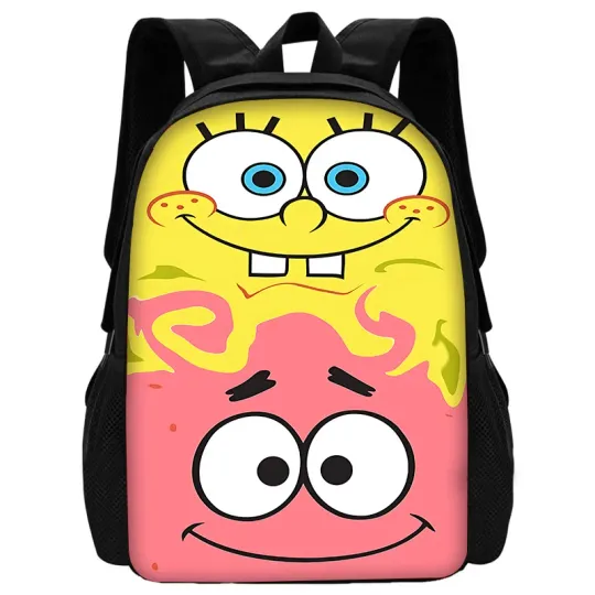 Child School Cartoon SpongeBob Backpack