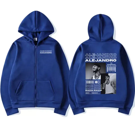 Rauw Alejandro Todo De Ti Album Zipper Hoodies