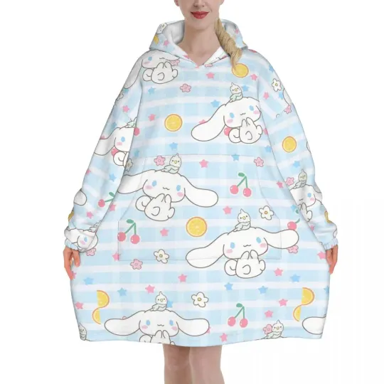 Funny Kuromi Blanket Hoodie