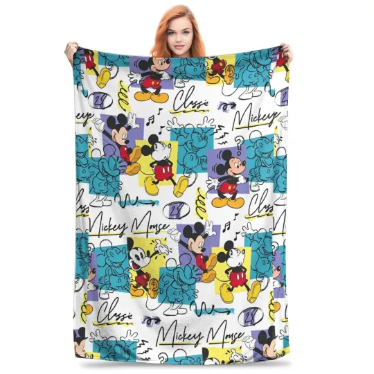 minnie mouse daisy Blanket Multiple Sizes Super Soft and Warm  Throw Blankets for Couch Sofa and Bed