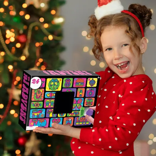 Needoh Advent Calendar 2025 Squeeze Toy Set Christmas Countdown 24 Days Of Surprise Blind Boxes Children's Christmas Gift