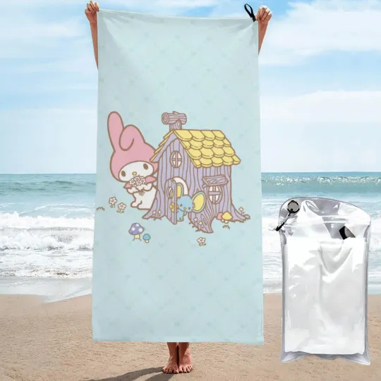 Sanrio Hello Kitty Merch Towel for Beach Pool Summer