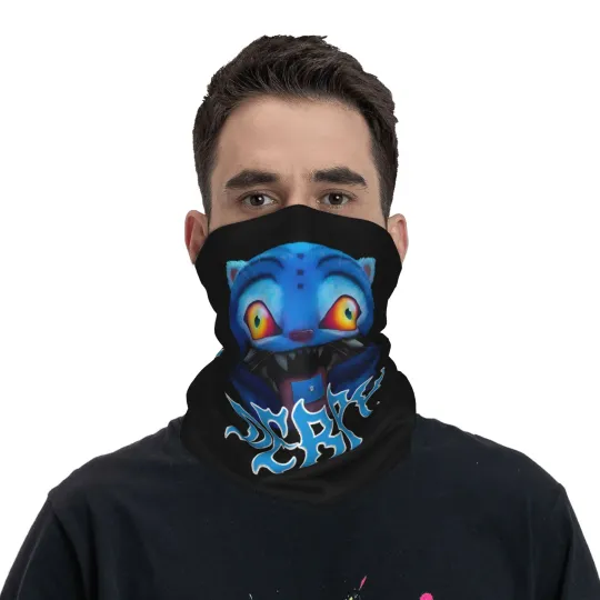 Kpop Demon Hunters Derpy Tiger Face Mask Scarf
