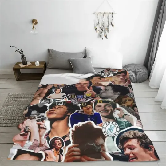 Shawn Mendes Fleece Blanket | Gift For Fan