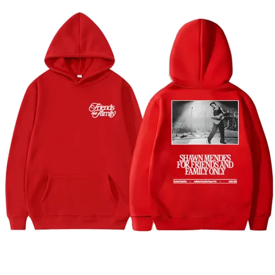 Shawn Mendes Tour 2025 Merch Double Sided Graphics Hoodies