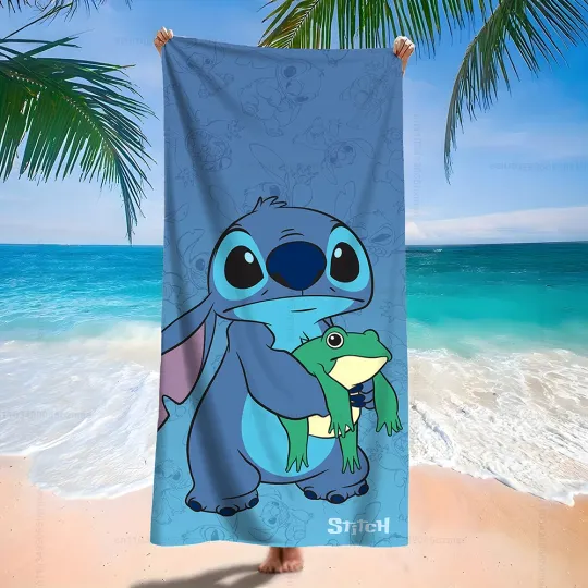 Discover Stitch-Themed Beach Towels