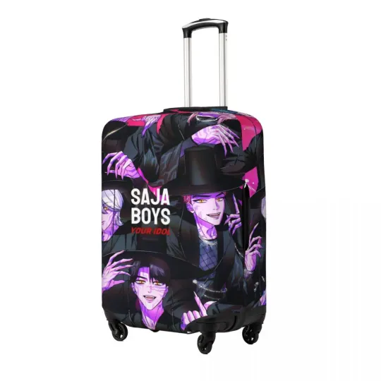 KPop Demon Hunters Suitcase Cover for Travel and Luggage Protection