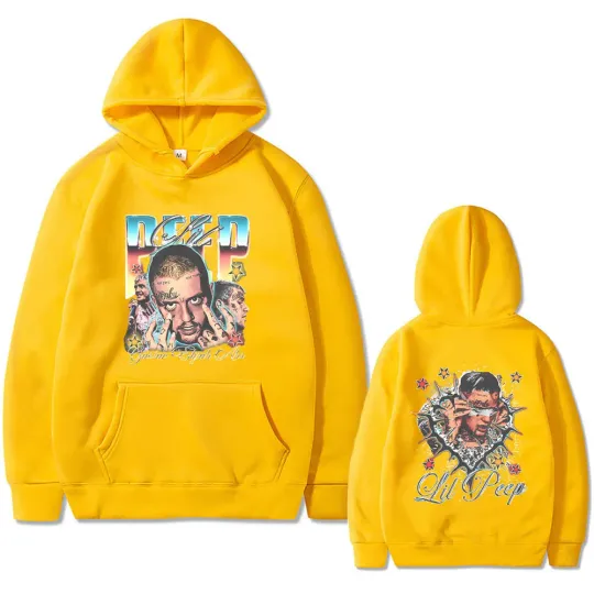 Rapper Lil Peep Cry Baby Double Sided Print Hoodie