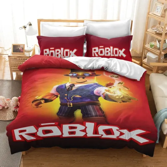 Game Roblox Duvet Cover Cute Printed Children's Bedroom