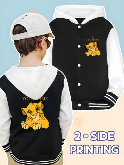 Disney's Lion King Simba Boys Baseball Jacket