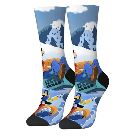 Discover Goofy Theme Anime Men's Printed Socks H