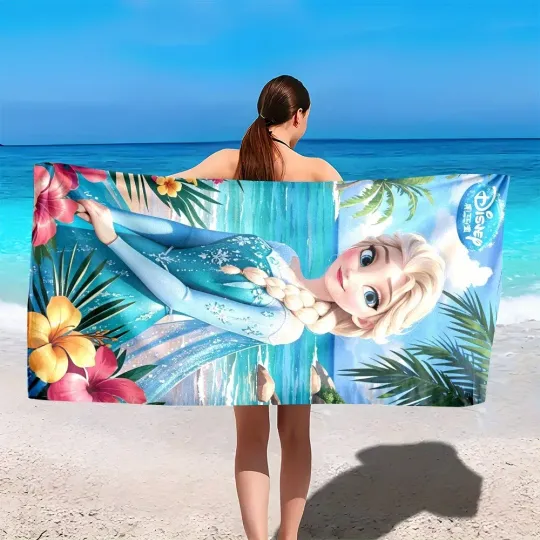 Disney Elsa Beach Towel