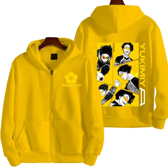 Blue Lock Yukimiya Kenyu Men Zipper Hoodie