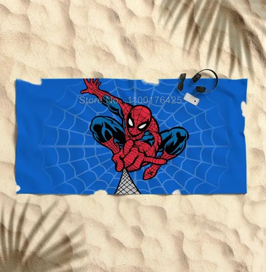 Avengers Spiderman Boys Bath Towel