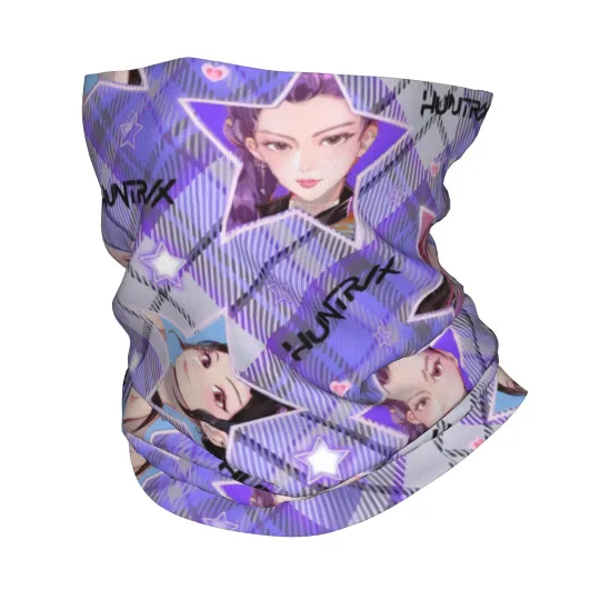 Purple Kpop Demons Hunter Face Mask Scarf