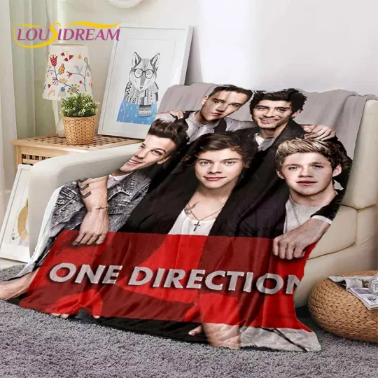2025 Rock-One Direction Fleece Blanket | Gift For Fan