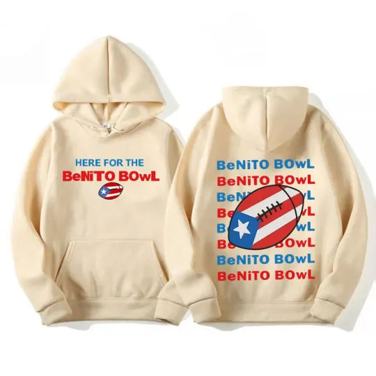 Benito Bowl T Shirt Bad Bunny Super Bowl 2026 Tour Hooded