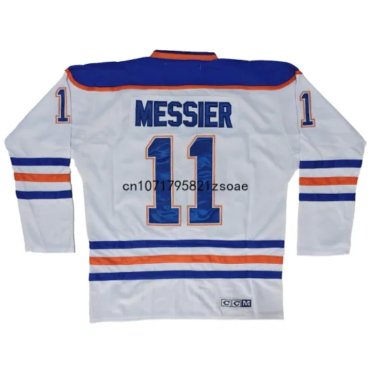 Wayne Gretzky Jersey Canada Edmonton Retro Ice Hockey Jerseys 11 Mark Messier Jersey 31 Grant Fuhr Jersey All Stitched Us M-3XL