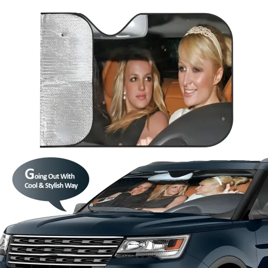 Paris Hilton Lindsay Lohan Britney Spears Car Sun Shade