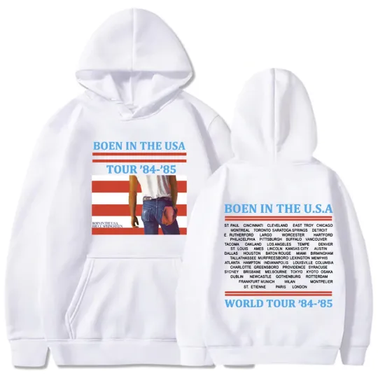 Born in The Usa Bruce Springsteen E Street Band Merch Hoodies