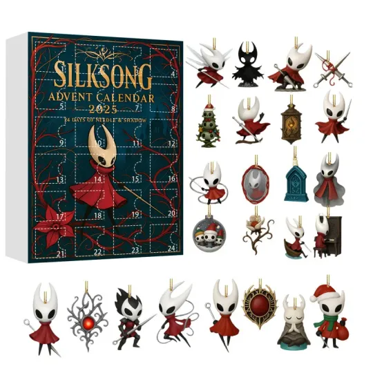 Hot New Hollow Knight  silksong Advent Calendar Christmas Atmosphere Gifts 2026 New Year 24 Days Countdown Surprise Blind Box