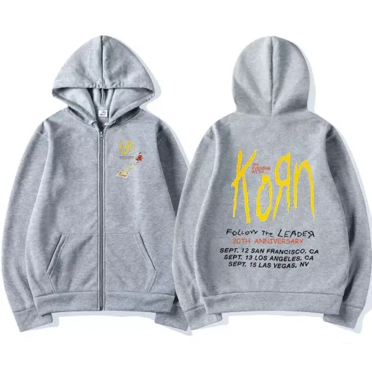 Korn Follow The Leader 20Th Anniversary Zip Up