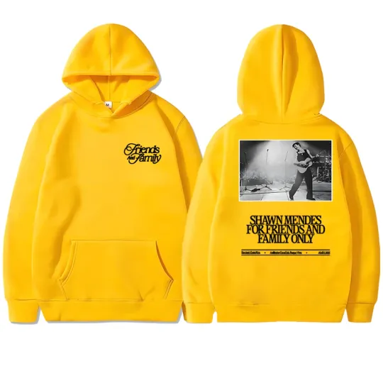 Shawn Mendes Tour 2025 Merch Double Sided Graphics Hoodies