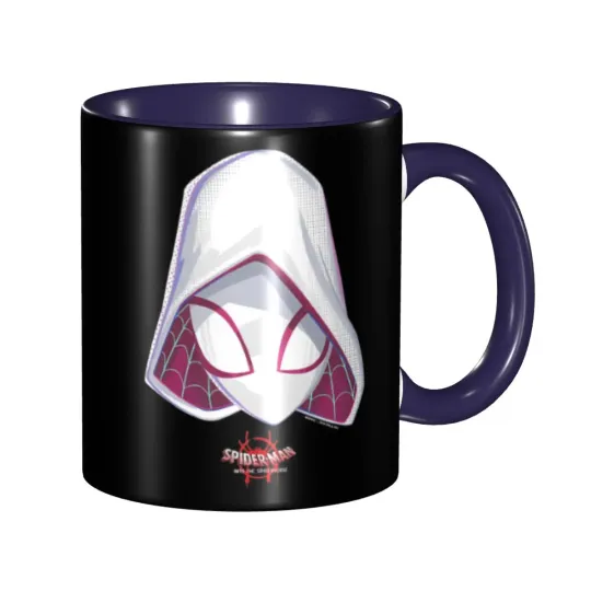 Spider-Gwen Spiderverse Mask Merch Coffee Mugs Fun Tea Cups Gift