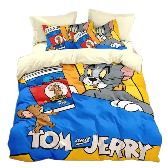 Tom And Jerry Cartoon Bedding Set