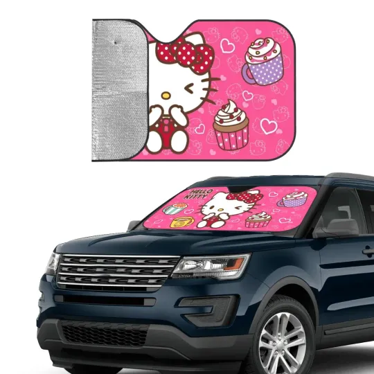 Sanrio Hello Kitty Kuromi Car Sun Shades