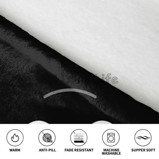 Penguin Wearable Flannel Blanket Hoodie