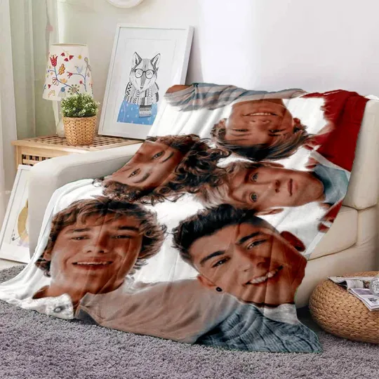 2025 Rock-One Direction Fleece Blanket | Gift For Fan